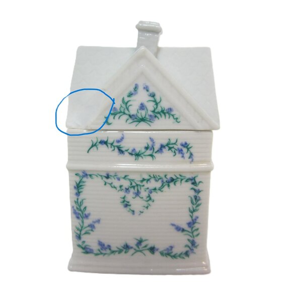Original Lenox Spice Village Rosemary Spice Jar Cottage House Ceramic - Picture 3 of 11